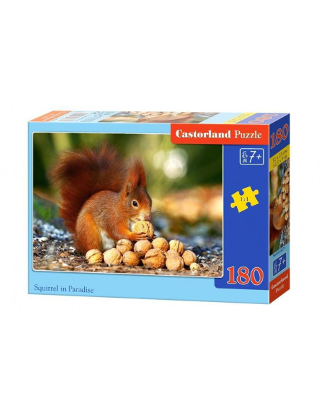 Squirrel in Paradise, Puzzle Castorland, 180 piese,Uniq18277