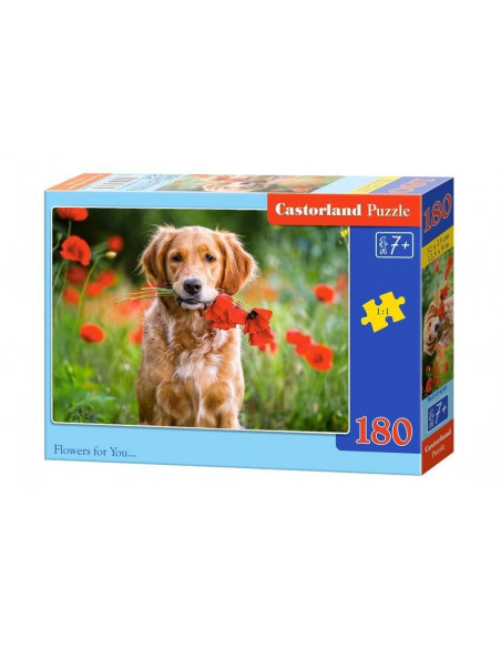 Flowers for you, Puzzle Castorland, 180 piese,Uniq18284