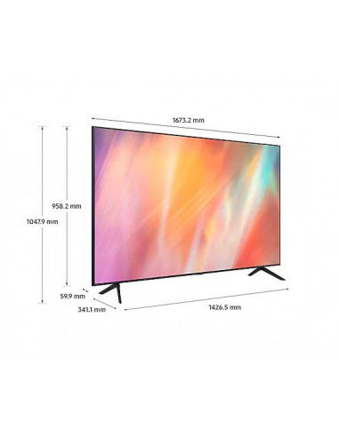 Televizor LED TV SAMSUNG UE75AU7172 Crystal Ultra HD, 4K Smart