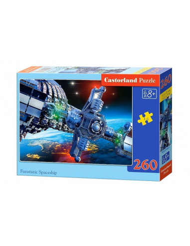 Futuristic Spaceship, Puzzle Castorland, 260 Piese,Uniq27408