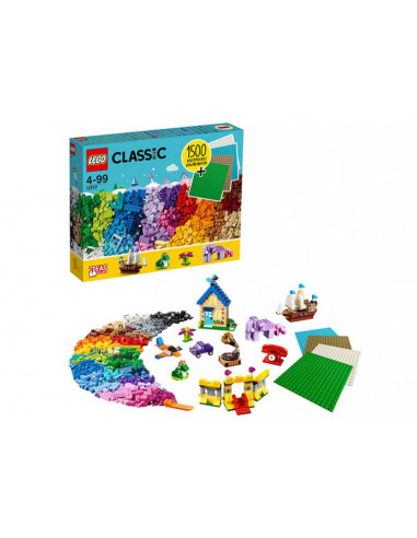 Lego Classic Caramizi si Placi 11717, 1504 piese,11717