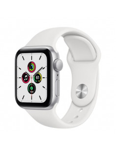 Ceas Smartwatch Apple Watch S6 GPS + Cellular Regular, 40mm, Silver Aluminium Case with White Sport Band