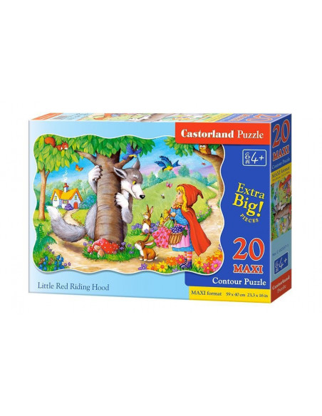 Scufita Rosie, Puzzle Castorland Maxi, 20 Piese,Uniq2337