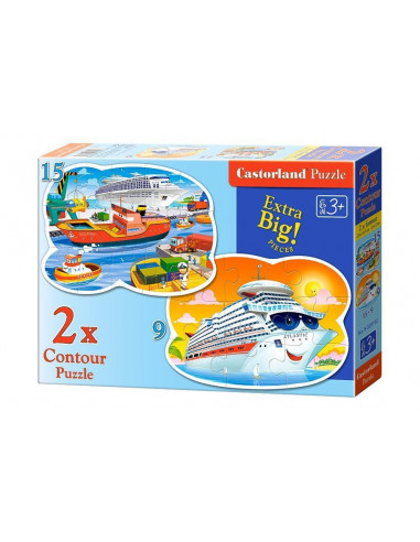 Aventuri Pe Mare, Puzzle Castorland 2 In 1 - 9, 15