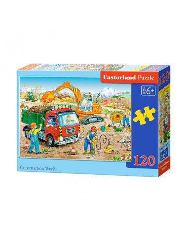 In Constructie, Puzzle Castorland, 120 Piese,Uniq13180
