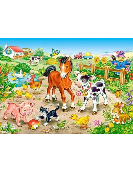 La Ferma, Puzzle Castorland, 120 Piese,Uniq13197