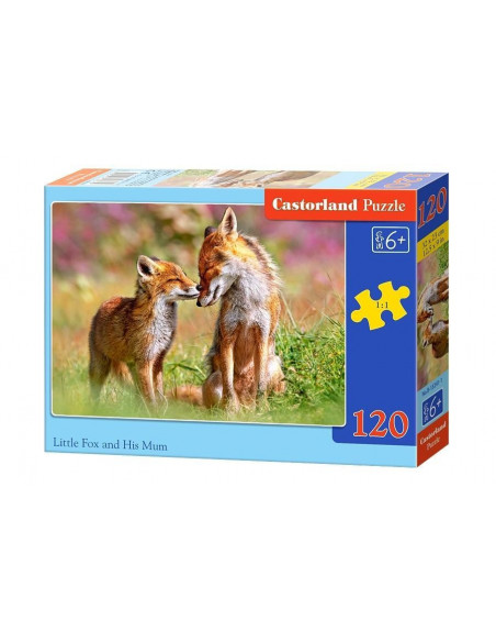 Vulpita Si Mama Ei, Puzzle Castorland, 120 Piese,Uniq13241