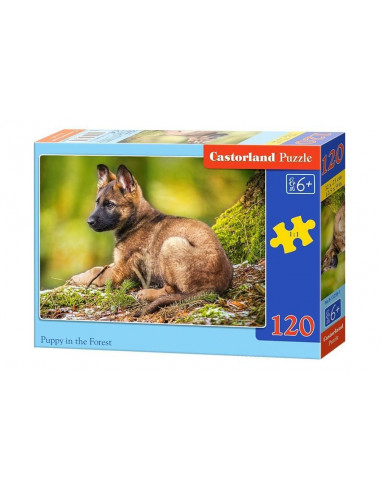 Catelus In Padure, Puzzle Castorland, 120 Piese,Uniq13258