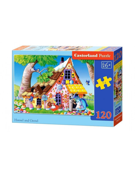 Hansel Si Gretel, Puzzle Castorland, 120 Piese,Uniq13333