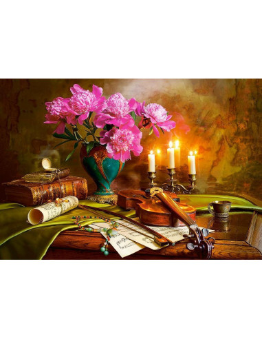 Vioara Si Flori, Puzzle Castorland, 1500 Piese,Uniq151530
