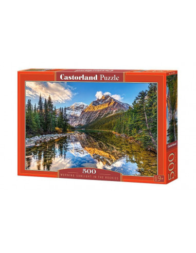 Munti Reflexie Lac, Puzzle Castorland, 500 Piese,Uniq52455