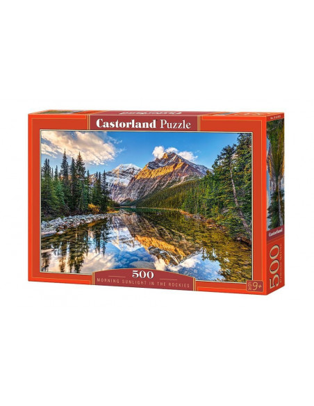 Munti Reflexie Lac, Puzzle Castorland, 500 Piese,Uniq52455