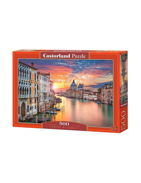 Rasarit In Venetia, Puzzle Castorland, 500 Piese,Uniq52479