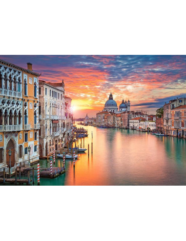 Rasarit In Venetia, Puzzle Castorland, 500 Piese,Uniq52479