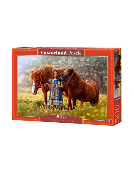 Fetita Si Cai, Puzzle Castorland, 500 Piese,Uniq52509
