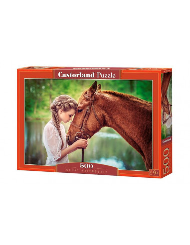 Fata Si Cal, Puzzle Castorland, 500 Piese,Uniq52516