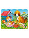 Catelusi In Gradina, Puzzle Castorland, 30 Piese,Uniq3549