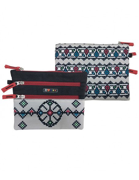 PENAR ETUI ETHNO CANVAS 3 FERMOARE PIGNA,ETPE1913-1