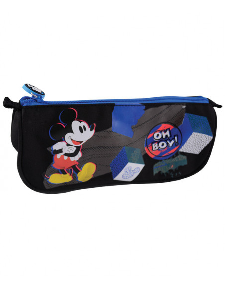 PENAR ETUI TRIUNGHIULAR MICKEY ALBASTRU-NEGRU PIGNA,MKPE1916-2