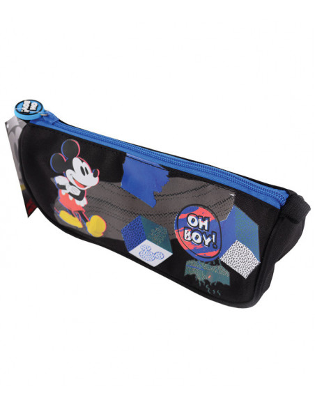 PENAR ETUI TRIUNGHIULAR MICKEY ALBASTRU-NEGRU PIGNA,MKPE1916-2