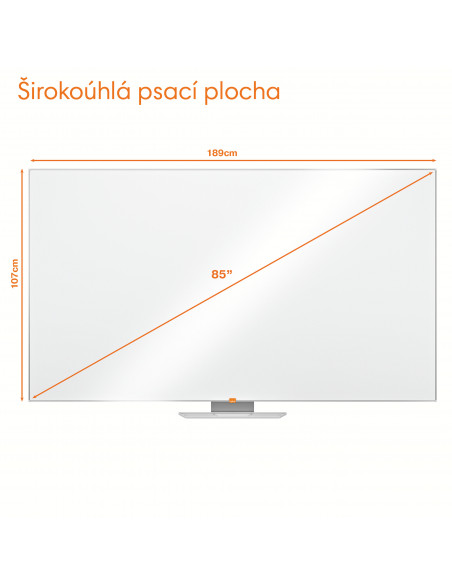 WHITEBOARD MAGNETIC WIDESCREEN 85"(1894*1071MM) NANO CLEAN
