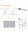WHITEBOARD MAGNETIC WIDESCREEN 85"(1894*1071MM) NANO CLEAN