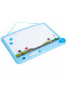 WHITEBOARD SCOLAR CU RAMA PLASTIC SI ACCESORII 40*30 CM