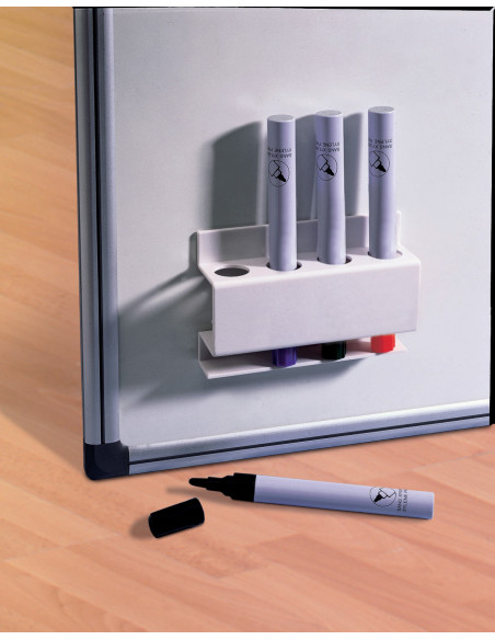 SUPORT INSTRUMENTE DE SCRIS MAGNETIC PATRAT PT MARKERE ALB