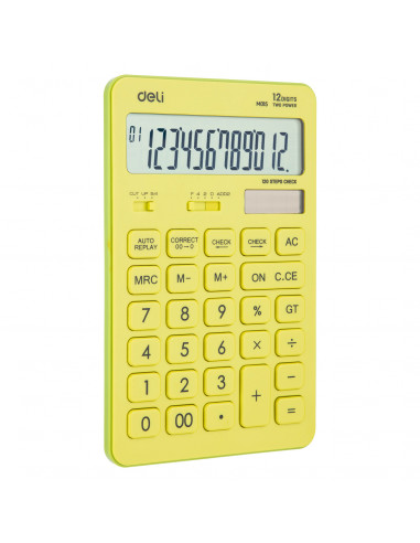 CALCULATOR BIROU 12DIG 1551 VERNIL PASTEL DELI,DLEM01551+++