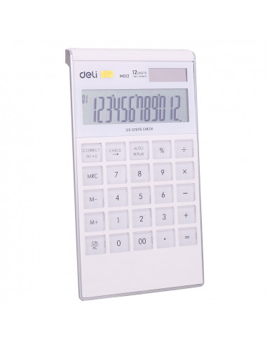 CALCULATOR BIROU 12DIG COMPACT MODERN ALB DELI,DLEM01211+++