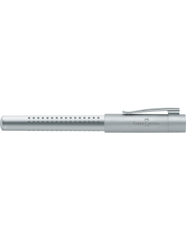 FC140906,Stilou grip 2011 Faber-Castell, Penita F, Argintiu FC140906,Stilou grip 2011 Faber-Castell, Penita F, Argintiu