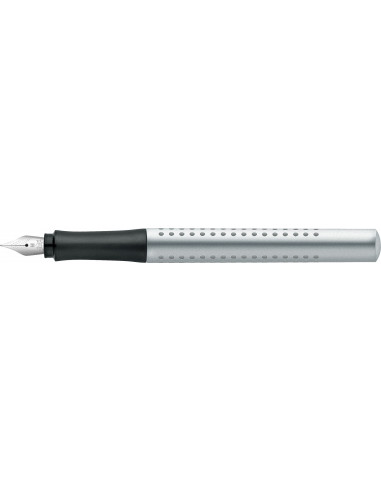FC140900,Stilou grip 2011 argintiu m faber-castell