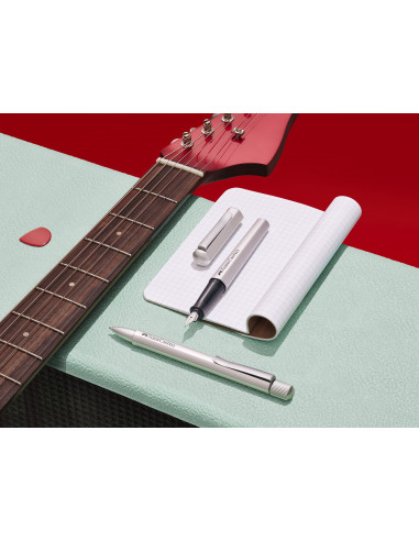 FC150510,STILOU HEXO ARGINTIU M FABER-CASTELL