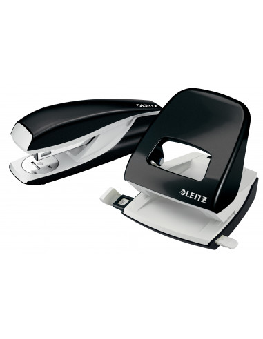 PERFORATOR 30 COLI MODEL 5008 METALIC NEGRU LEITZ,LZ50081095