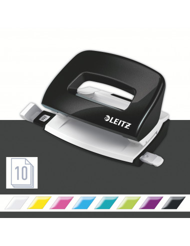 PERFORATOR 10 COLI MODEL MINI 5060 NEGRU WOW LEITZ,LZ50601095