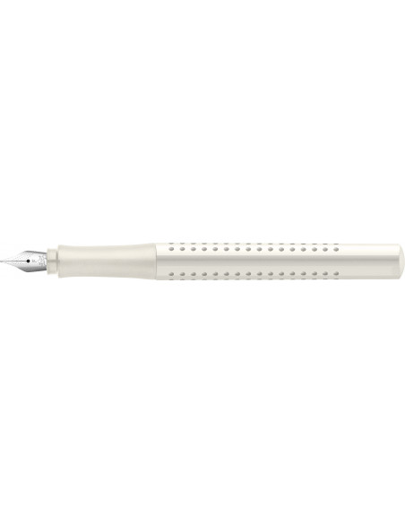 FC140822,Stilou grip 2010 Faber-Castell, Penita F, Alb cocos