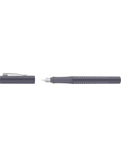 FC140828,Stilou grip 2010 Faber-Castell, Penita M, Gri 2