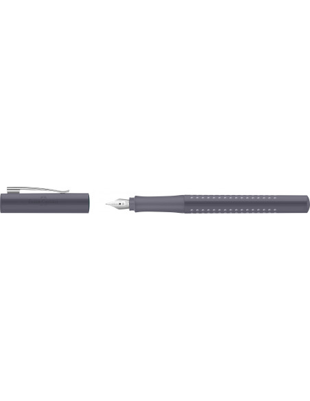 FC140828,Stilou grip 2010 Faber-Castell, Penita M, Gri