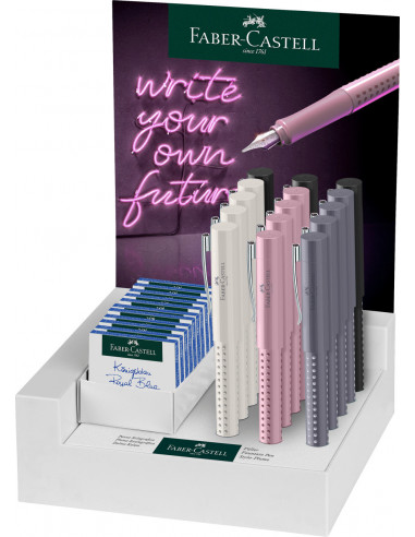 FC140971,Display 15 bucati stilou grip 2010 Faber-Castell, Harmony