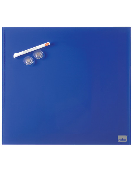 TABLA MAGNETICA STICLA 45*45 CM ALBASTRA+ACCESORII DIAMOND