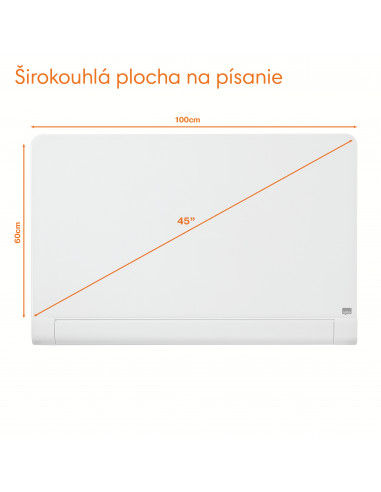 TABLA MAGNETICA STICLA WIDESCREEN 45"(993*559MM) DIAMOND