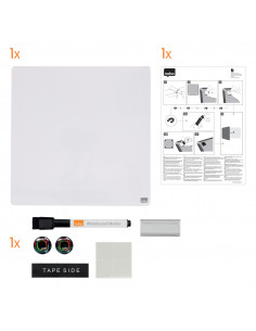 TABLA MAGNETICA 36*36 CM ALBA NOBO,NB1903802 2