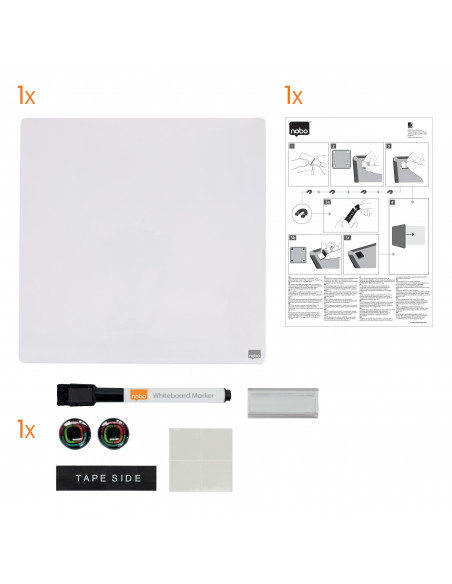 TABLA MAGNETICA 36*36 CM ALBA NOBO,NB1903802