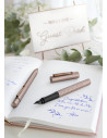 FC140967,Stilou grip 2011 Faber-Castell, Penita M, Rose cupru
