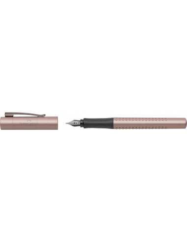 FC140969,Stilou grip 2011 Faber-Castell, Penita F, Rose cupru