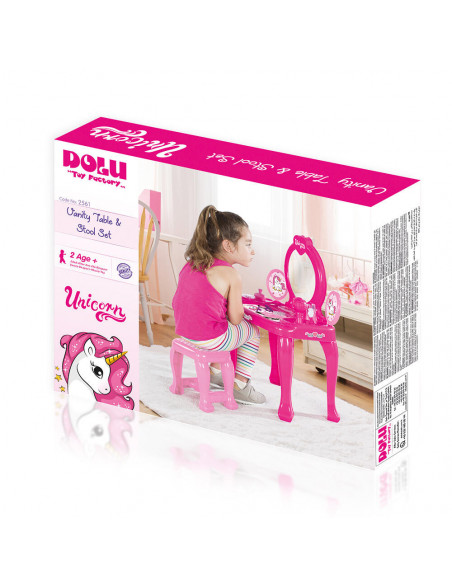 Masuta de toaleta cu scaun - Unicorn,ROB-2561