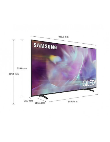 Televizor QLED Samsung, Ultra HD, 4K Smart 43Q60A, HDR, 108