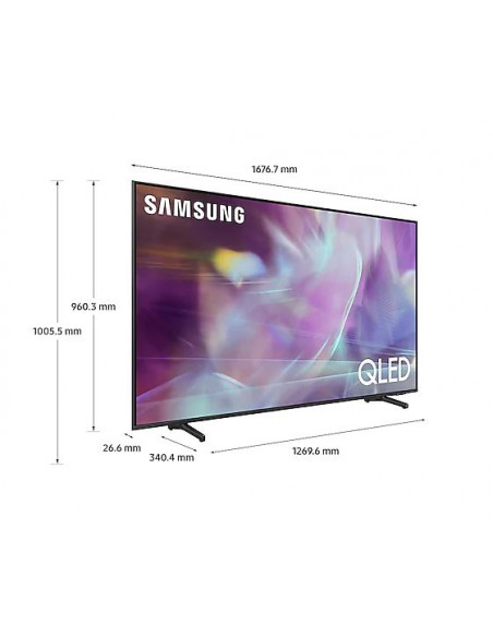 Televizor QLED Samsung, Ultra HD, 4K Smart 75Q60A, HDR, 189