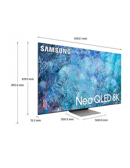 Televizor Neo QLED Samsung, 8K Smart 65QN900A, HDR, 163