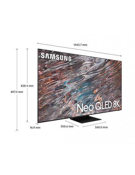Televizor Neo QLED Samsung, 8K Smart 65QN800A, HDR, 163